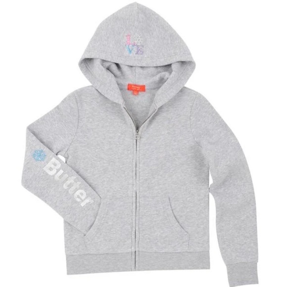 BUTTER
Winter Emoji Burnout Fleece Zip Hoodie - Picture 2 of 12